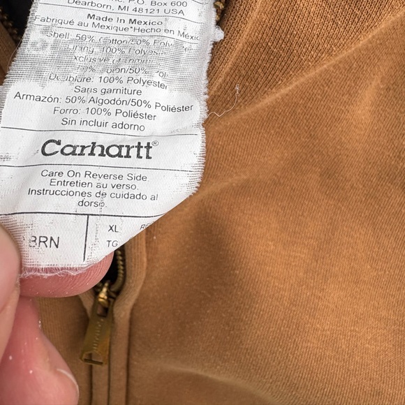 Golden Brown Carhartt Thermal Lined XL - Picture 8 of 8